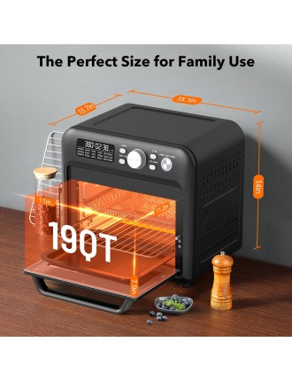 2024 Fashion Taotronics Air Fryer 012, 19 Quart 15-in-1 Family-Sized Toaster Oven