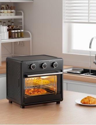 2024 Fashion TaoTronics Air Fryer Toaster Oven - 17QT Convection Oven, 11-in-1 Steam Oven, Oven Oil-less Cooker with Rotisserie 