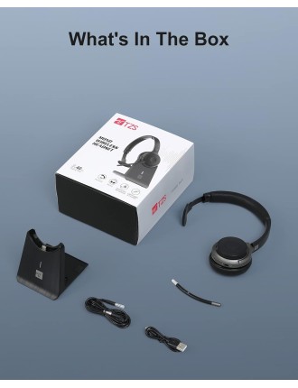 2024 Fashion Trucker Bluetooth Headset - ENC Noise Cancelling, Mute Button Mic, V5.0, Handsfree - Driving/Business/Office