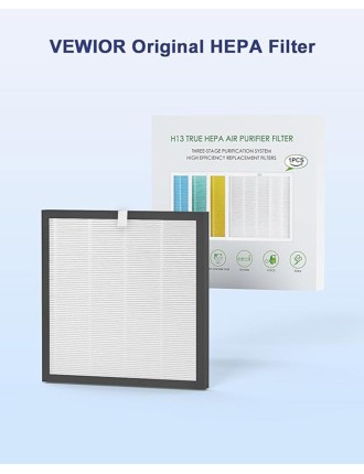 2024 Fashion True HEPA Replacement Filter, Compatible A3 Air Purifier, H13 True HEPA Filter for A3 Air Cleaner