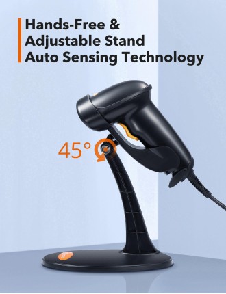 2024 Fashion TaoTronics Barcode Scanner Handheld Wired Barcode