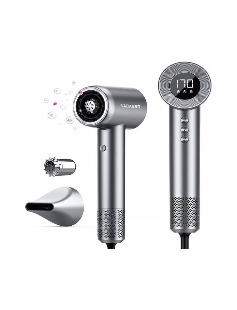 2024 Fashion VACASSO Low Noise Hair Blow Dryer, Negative Ionic Hair Dryer with Hair Care Module