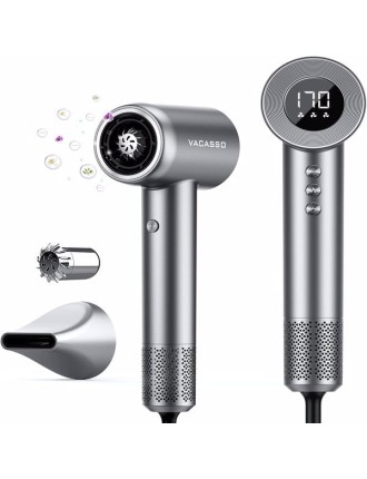 2024 Fashion VACASSO Low Noise Hair Blow Dryer, Negative Ionic Hair Dryer with Hair Care Module