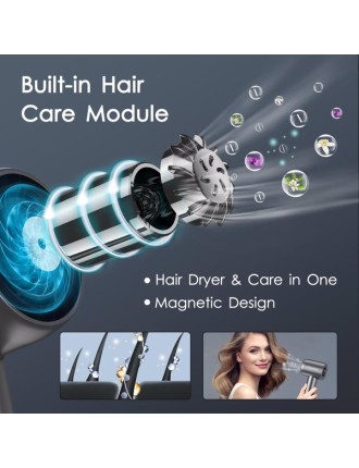 2024 Fashion VACASSO Low Noise Hair Blow Dryer, Negative Ionic Hair Dryer with Hair Care Module