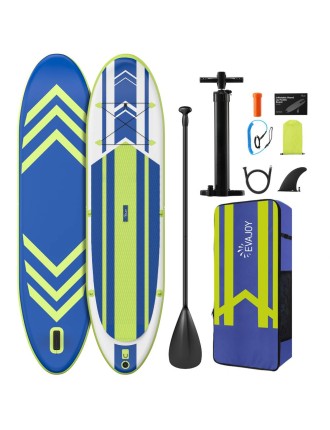 2024 Fashion Evajoy  Inflatable Stand Up Paddle Board 10’10 × 32” × 6” All Around iSUP Paddleboarding