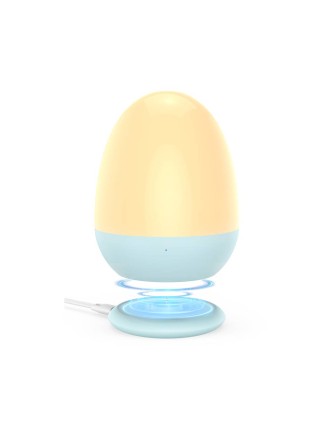 2024 Fashion JolyWell Baby Night Light for Kid, Portable Egg Nightlight with Stable Charging Pad, Touch Nursery Night Lamp for B