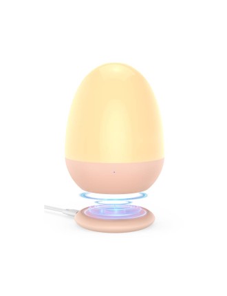 2024 Fashion JolyWell Baby Night Light for Kid, Portable Egg Nightlight with Stable Charging Pad, Touch Nursery Night Lamp for B