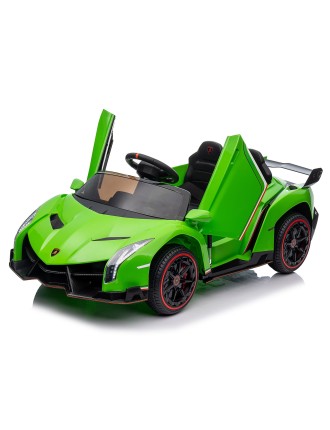 2024 Fashion Lamborghini Poison Small Dual Drive 12V 4.5AH Sports Car with 2.4G Remote Control