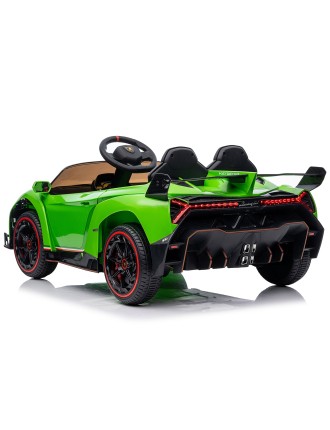 2024 Fashion Lamborghini Poison Small Dual Drive 12V 4.5AH Sports Car with 2.4G Remote Control