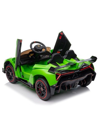 2024 Fashion Lamborghini Poison Small Dual Drive 12V 4.5AH Sports Car with 2.4G Remote Control