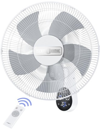 2024 Fashion PARIS RHÔNE Wall Mount Fan with Remote,16 ” Wall Fan, 90° Oscillating Quiet Wall Fan with Remote