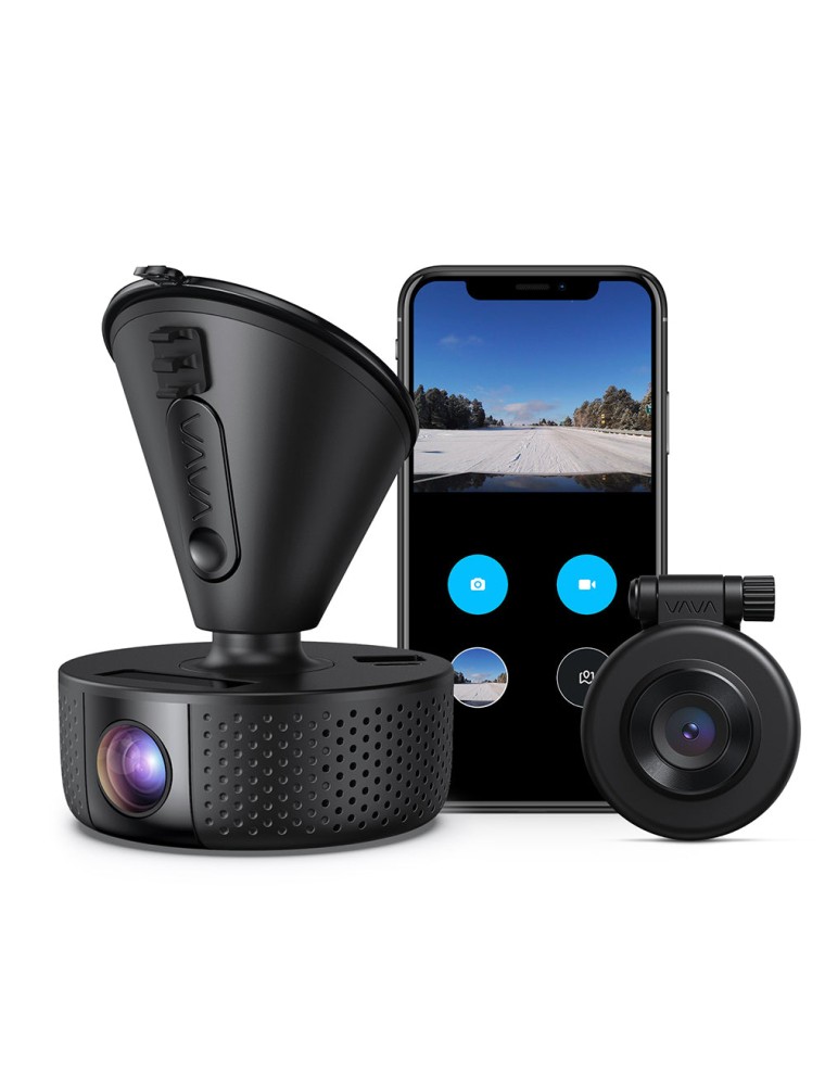 2024 Fashion Dual Dash Cam, Dual 1920x1080P FHD, Front and Rear Dash Camera