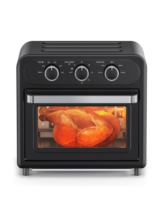 2024 Fashion TaoTronics Air Fryer | 1700W 14.8 QT | 9 in 1 Air Fryer Oven | Oil-less Cooker with Rotisserie Shaft, Beige