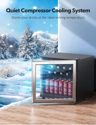 2024 Fashion Mini Fridge 001,Beverage Refrigerator Cooler Freestanding Bar Fridge