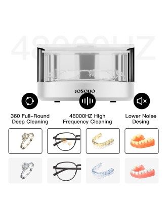 2024 Fashion Ultrasonic Jewelry Cleaner, Ultrasonic Cleaner Machine with Digital Timer and 304 Stainless Steel Tank