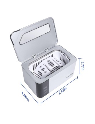 2024 Fashion Ultrasonic Jewelry Cleaner, Ultrasonic Cleaner Machine with Digital Timer and 304 Stainless Steel Tank