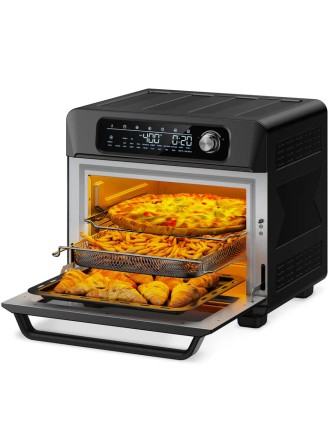 2024 Fashion Paris Rhône Digital Air Fryer Oven AF006, Combo 26QT For 12" Pizza