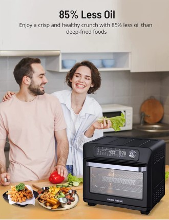 2024 Fashion Paris Rhône Digital Air Fryer Oven AF006, Combo 26QT For 12" Pizza